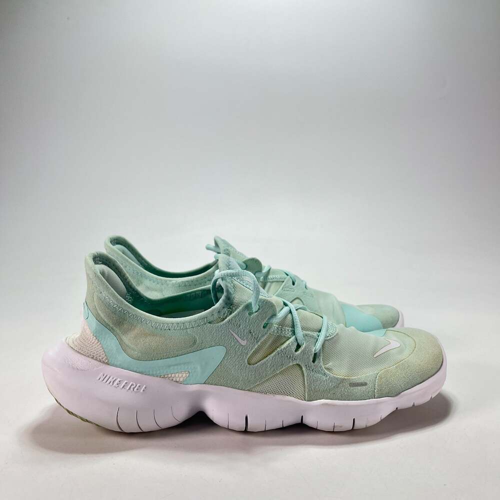 Nike Free RN 5.0 Ocean Cube Mint Green Running Shoes AQ1316-302 Women's Size 8.5